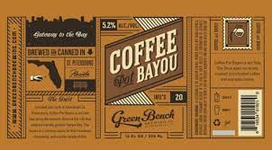 Green Bench Coffee Pot Bayou